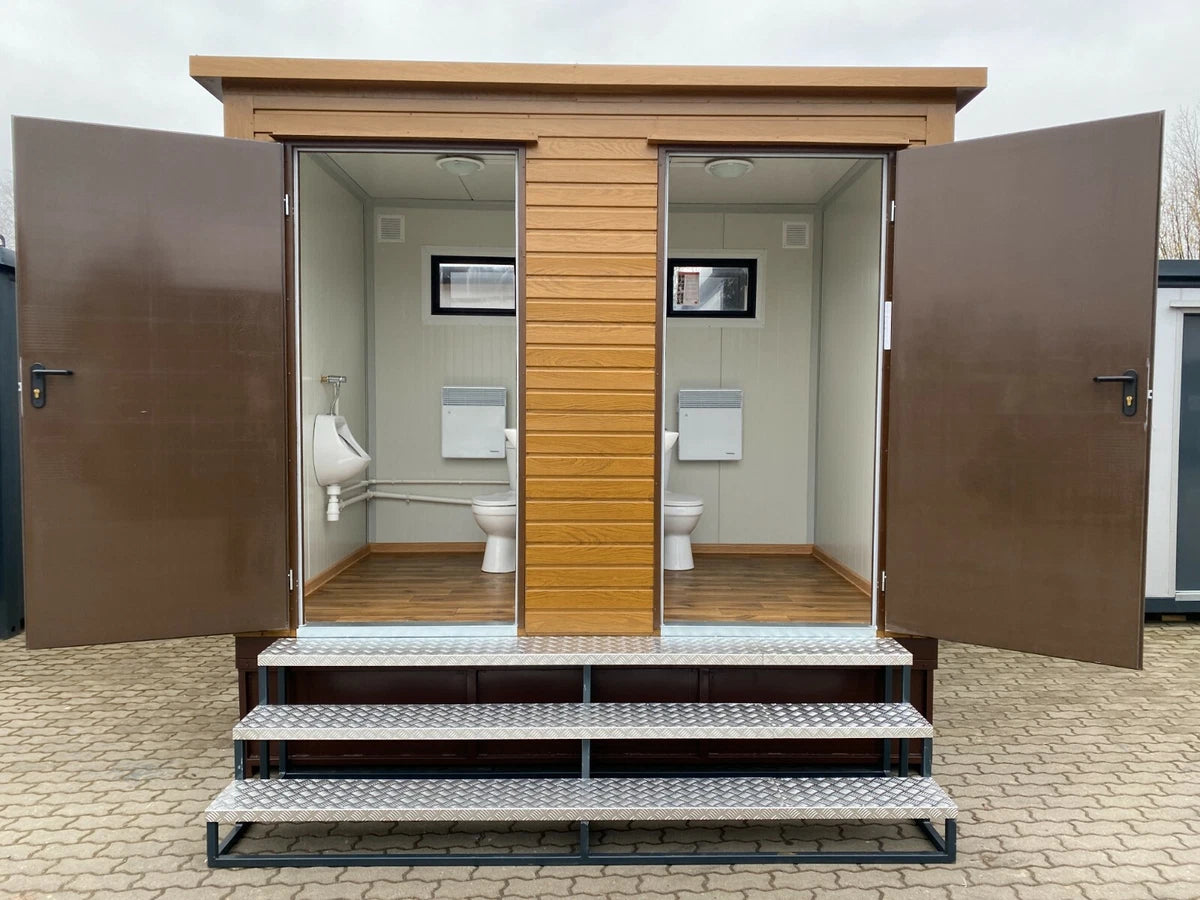 Cabina Sanitaria Doble Premium 3 × 2 m –
