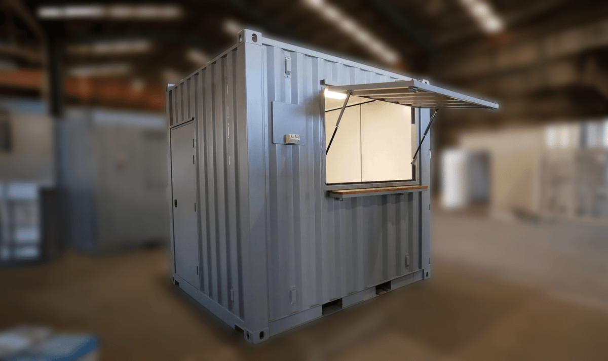 Cabina de Taquilla 10’ – Contenedor Marítimo 10 Pies