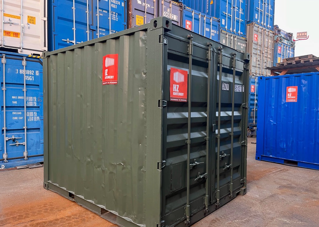 Almacén de contenedor marítimo usado de 3 m – HZKU 395 127-7