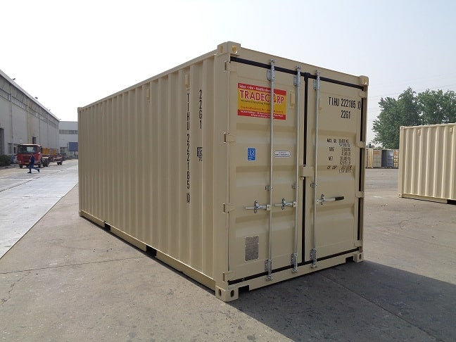 Contenedor marítimo 20′ Dry Shipping – Estándar, nuevo beige