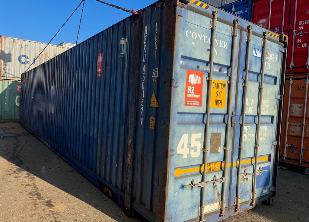 contenedor Pallet Wide de 45 pies HC Cargo Worthy usado – HZKU 450 852-7