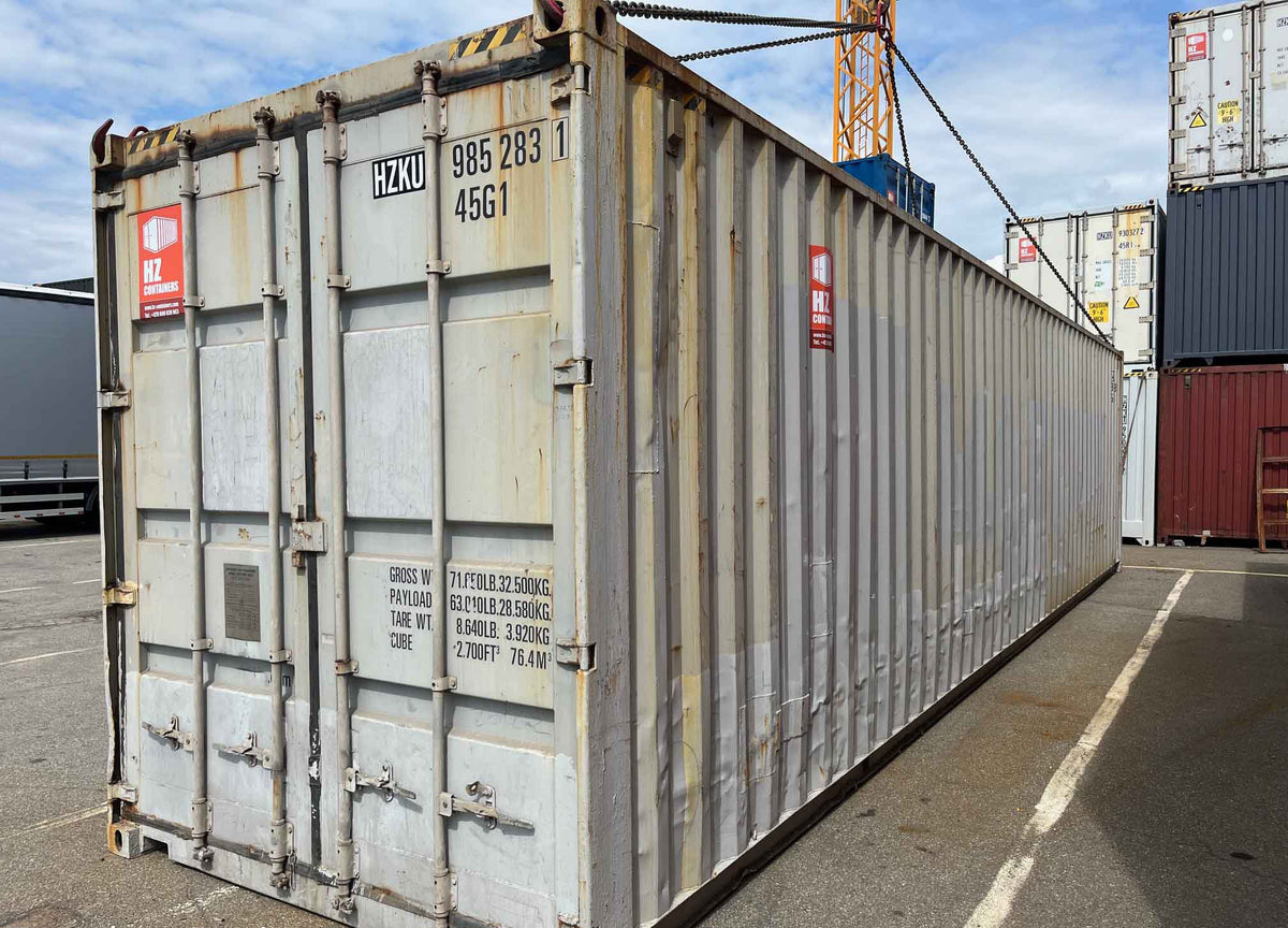 Contenedor marítimo usado de 12 m 40’ High Cube CW – HZKU 985 283-1