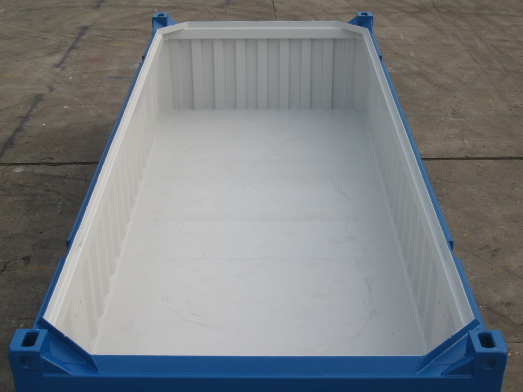 Contenedor marítimo 20′ Half Height – Sin puertas, nuevo