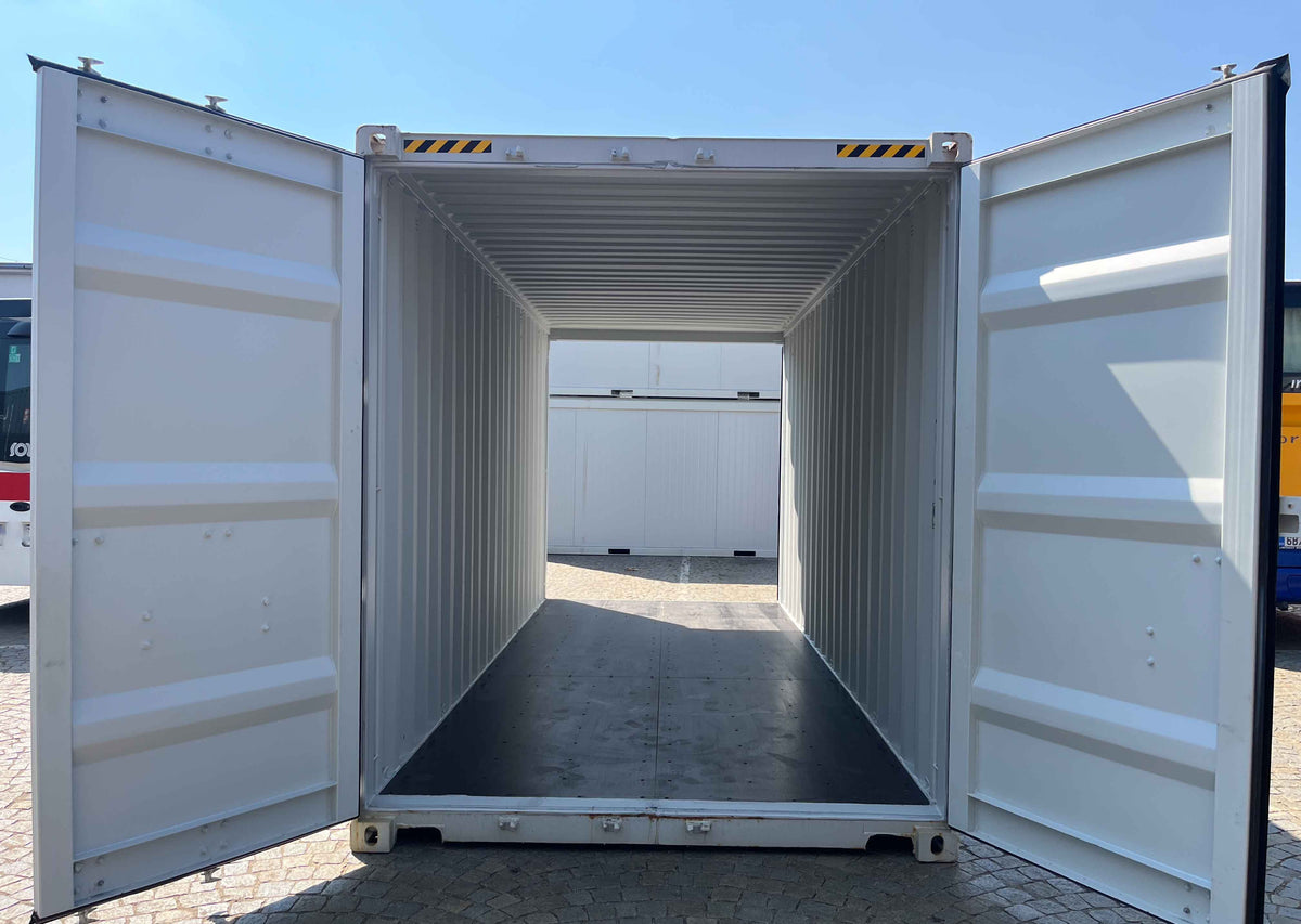 Contenedor marítimo 20′ High Cube Doble Door – Walk-Through, 271 214-9, nuevo blanco